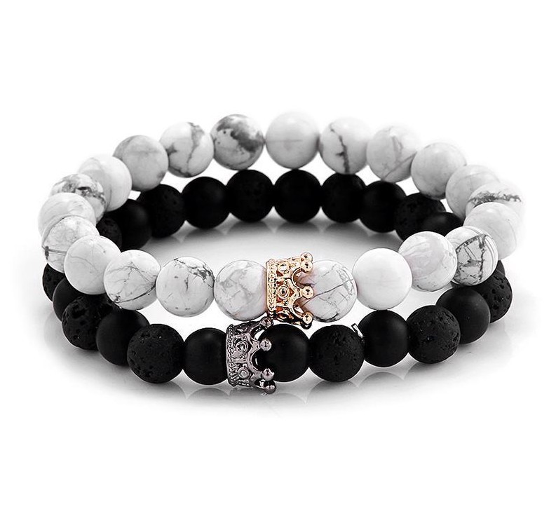 black crown bracelet